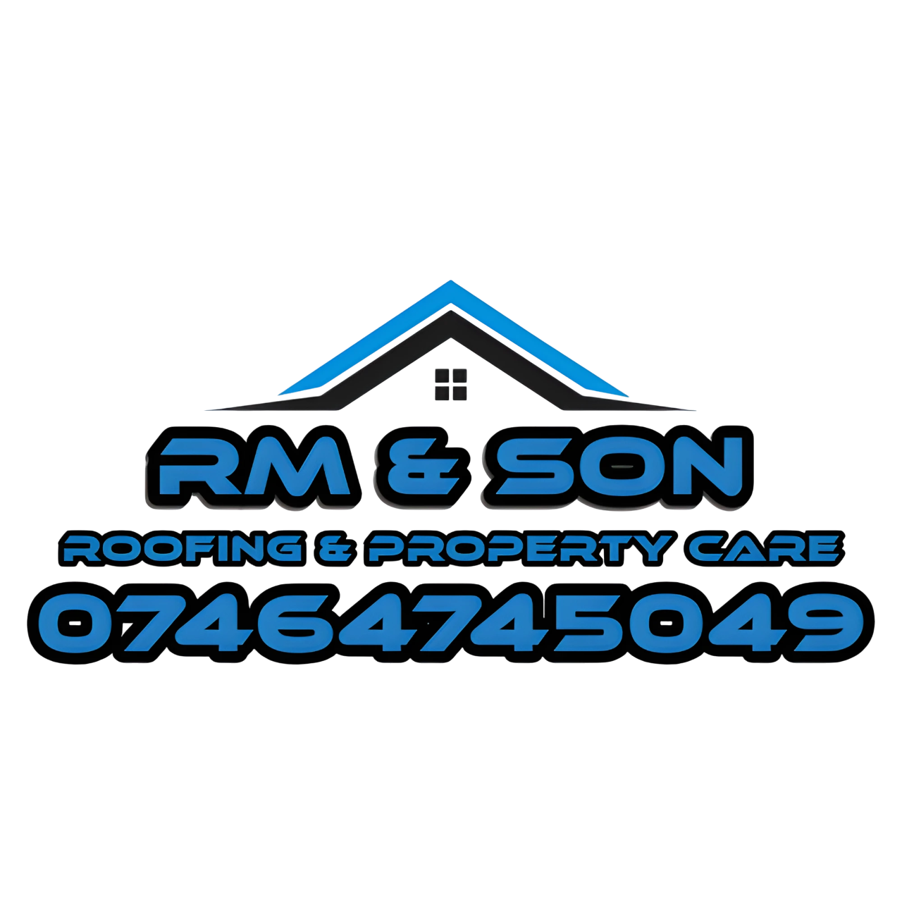 RM & Son Roofing Logo